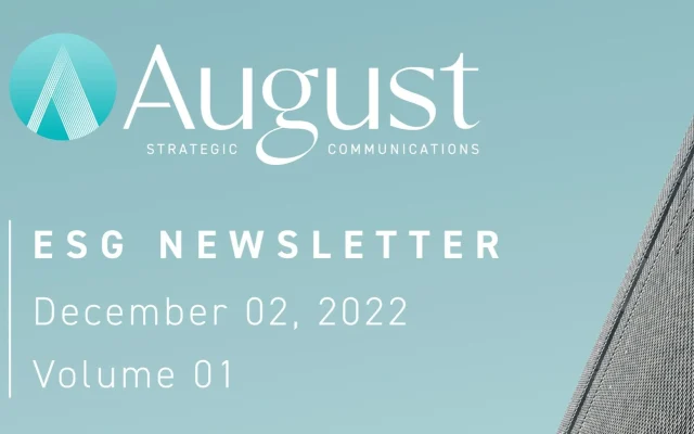 ESG Newsletter | Volume 01
